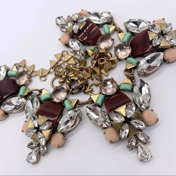 J. Crew Jeweled Cluster Necklace - Picture 2 of 3